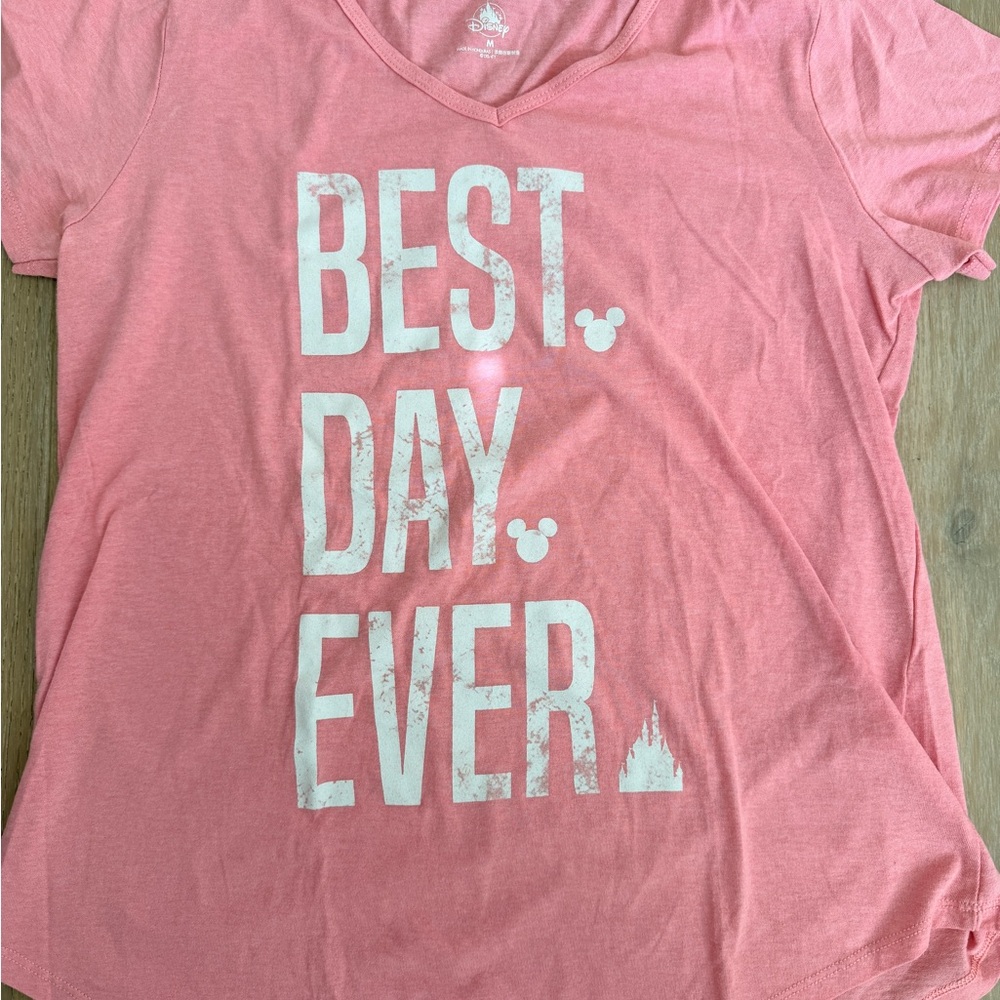 Disney Women's Coral Graphic Tee